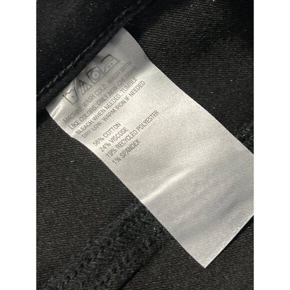 G by Giuliana G Soft Denim High Rise Wide Leg Jean Plus Size 18W Black Rinse NEW - Picture 5 of 9